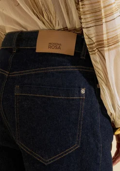 Bermuda Jeans Reta Origem Azul