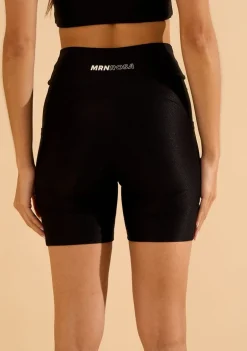 Bermuda Morena Rosa Ciclista Alta Preto