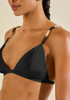 Biquini Cortininha Entrelaço Preto