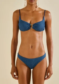 Biquini Meia Taça Nerina Azul