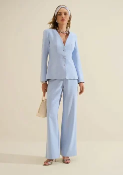 Blazer Ajustado Origem Azul