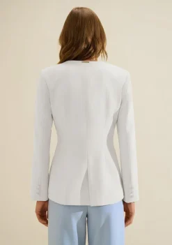 Blazer Ajustado Origem Off White