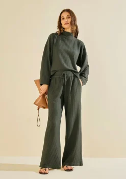 Blusa Gola Alta Lírian Verde