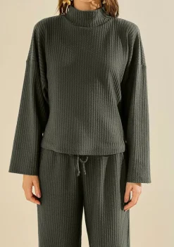 Blusa Gola Alta Lírian Verde