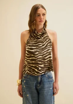 Blusa Gola Alta Miragem Bege