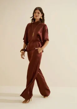 Blusa Gola Alta Umbra Marrom