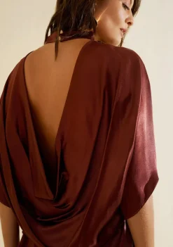 Blusa Gola Alta Umbra Marrom