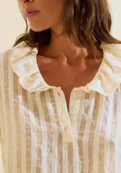 Blusa Manga Longa Lumina Off White