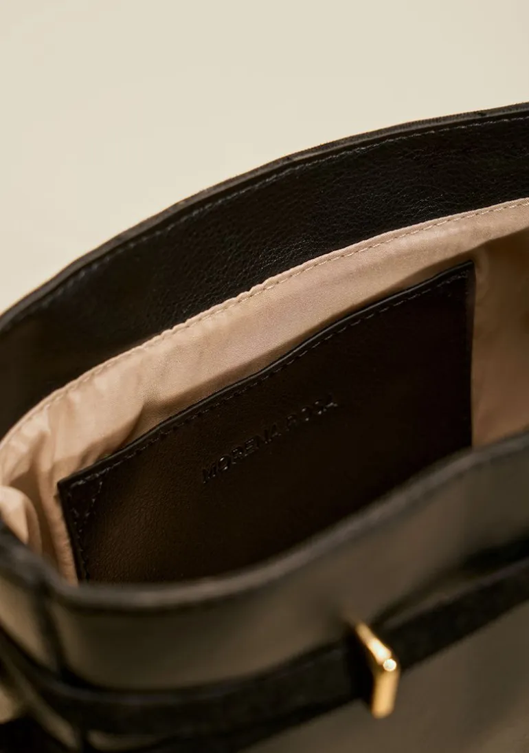 Bolsa Bucket Detalhe Frontal Preto