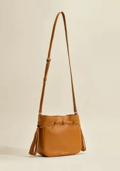 Bolsa Bucket Detalhe Frontal Caramelo