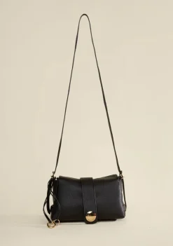 Bolsa Crossbody Com Chaveiro Preto