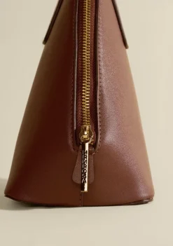 Bolsa Handbag Alça Dupla Marrom