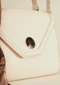 Bolsa Handbag Com Lenço Off White