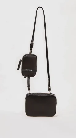 Bolsa Morena Rosa Crossbody Com Necessaire Preto