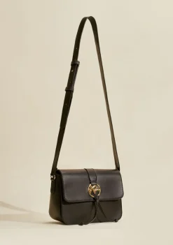 Bolsa Satchel Com Metal Preto