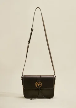 Bolsa Satchel Com Metal Preto