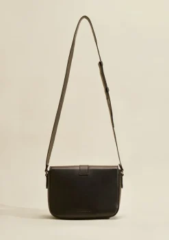 Bolsa Satchel Com Metal Preto
