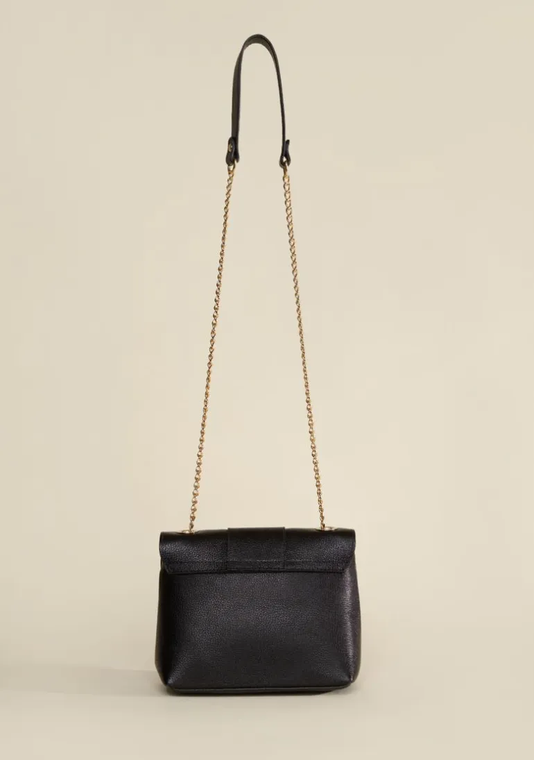 Bolsa Tiracolo Detalhe Tachas Preto