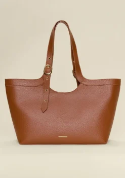 Bolsa Tote Detalhe Fivela Caramelo