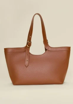 Bolsa Tote Detalhe Fivela Caramelo