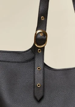Bolsa Tote Detalhe Fivela Preto