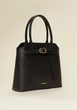 Bolsa Tote Detalhe Fivela Preto