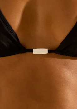 Busto Morena Rosa Cortininha Bojo Removível Preto