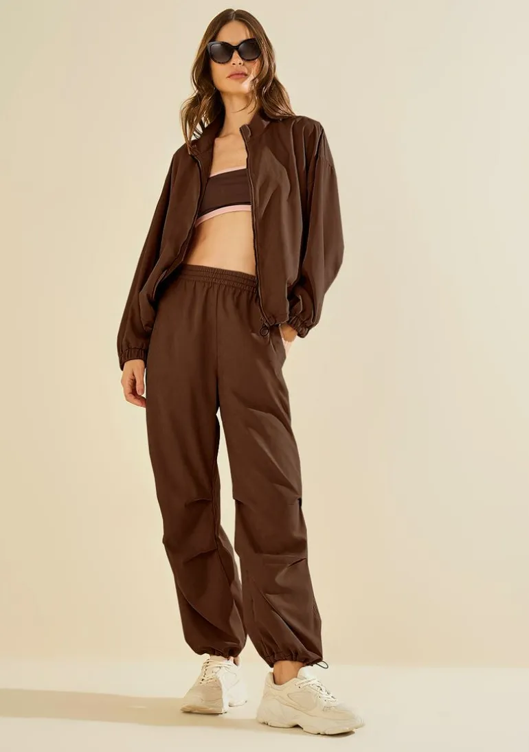 Calça Jogger Fluxo Marrom