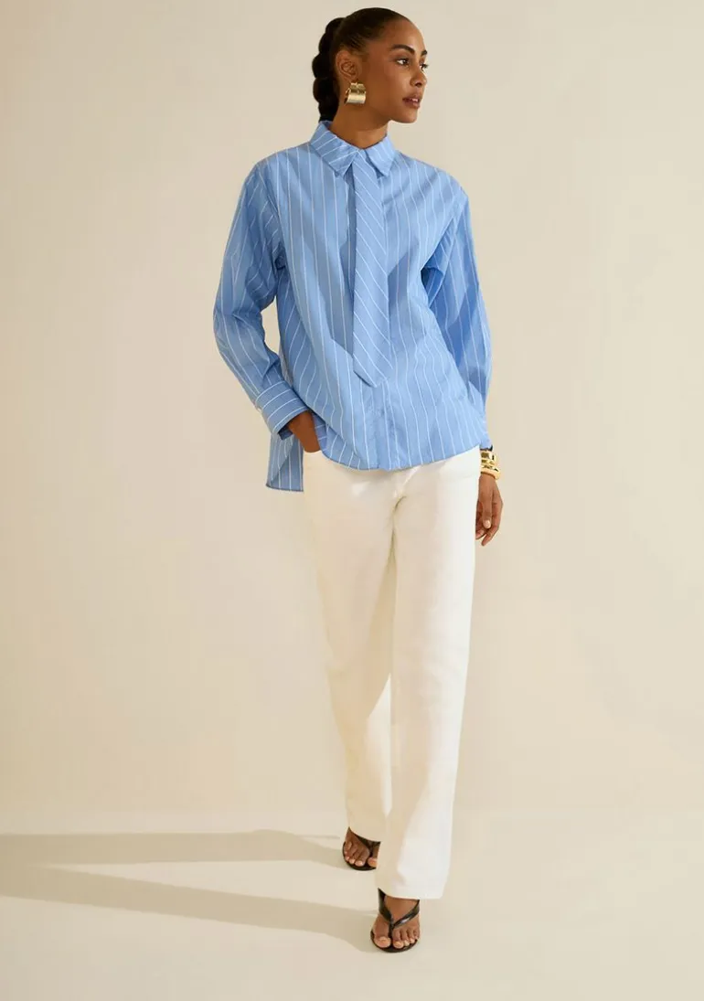 Calça Morena Rosa Boot Cut Alta Off White