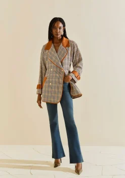 Calça Morena Rosa Boot Cut Alta Azul