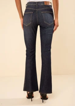 Calça Morena Rosa Boot Cut Alta Azul
