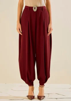 Calça Morena Rosa Cenoura Alta Bordo