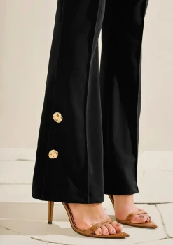 Calça Morena Rosa Flare Alta Preto