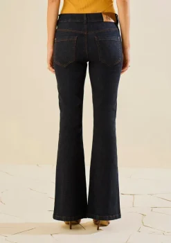 Calça Morena Rosa Flare Média Azul