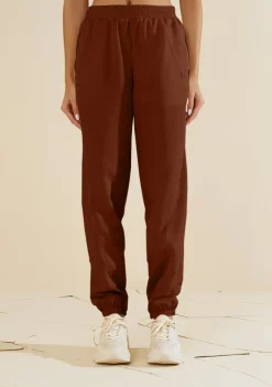 Calça Morena Rosa Jogging Alta Marrom