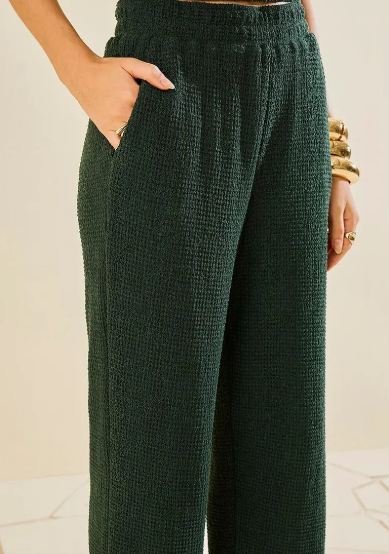 Calça Morena Rosa Jogging Alta Verde