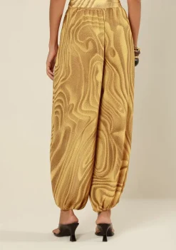 Calça Morena Rosa Jogging Alta Amarelo