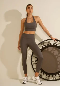 Calça Morena Rosa Legging Alta Cinza