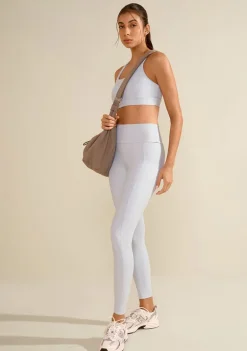 Calça Morena Rosa Legging Alta Azul