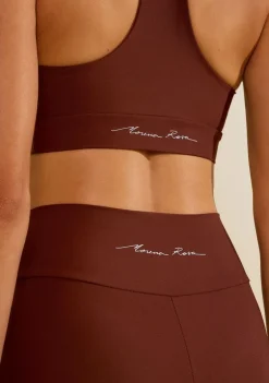 Calça Morena Rosa Legging Alta Marrom