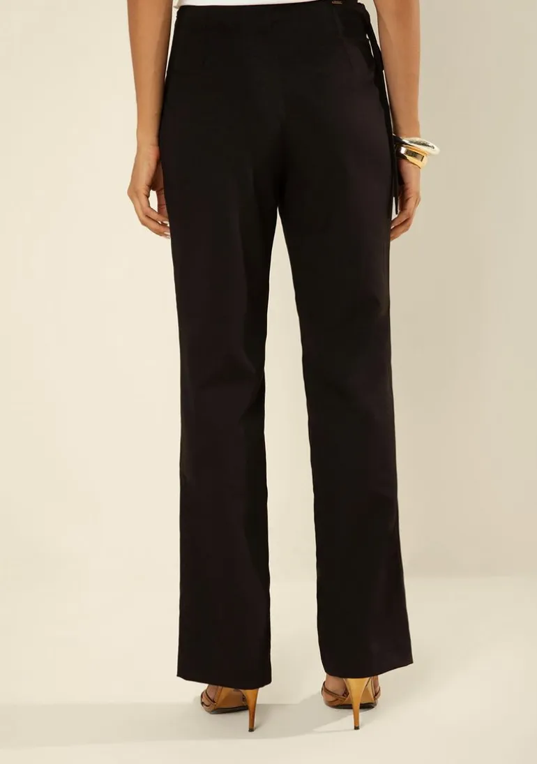 Calça Morena Rosa Reta Alta Preto