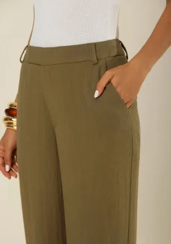 Calça Morena Rosa Reta Alta Verde