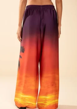 Calça Morena Rosa Reta Média Laranja
