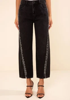 Calça Morena Rosa Reta Média Preto