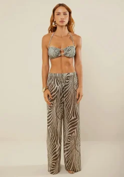 Calça Morena Rosa Sasha Reta Alta Verde