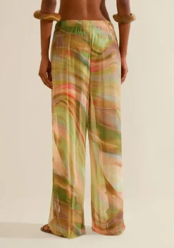 Calça Morena Rosa Sasha Reta Alta Verde