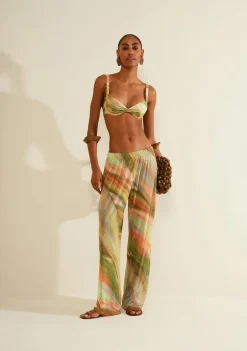 Calça Morena Rosa Sasha Reta Alta Verde