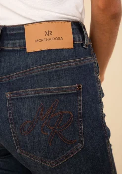 Calça Morena Rosa Skinny Média Azul