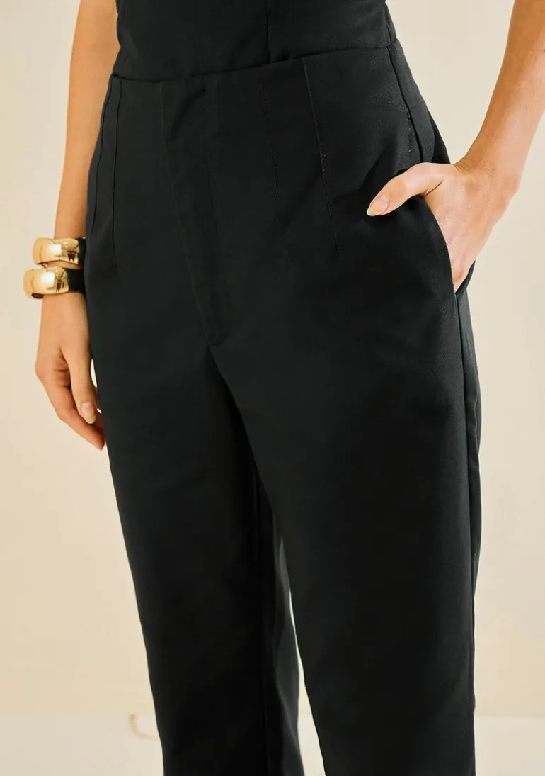 Calça Morena Rosa Slim Alta Preto