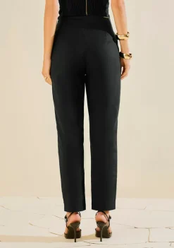 Calça Morena Rosa Slim Alta Preto